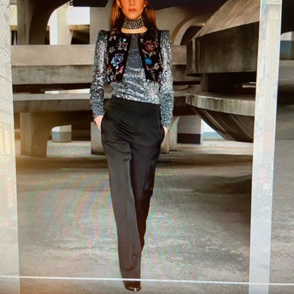 AKRIS black wool pant size 4 - Picture 5 of 11